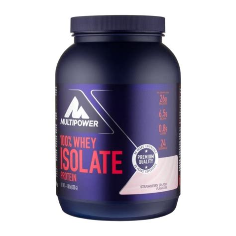 Multipower Whey Isolate Strawberry Splash Bei Nu3 Kaufen