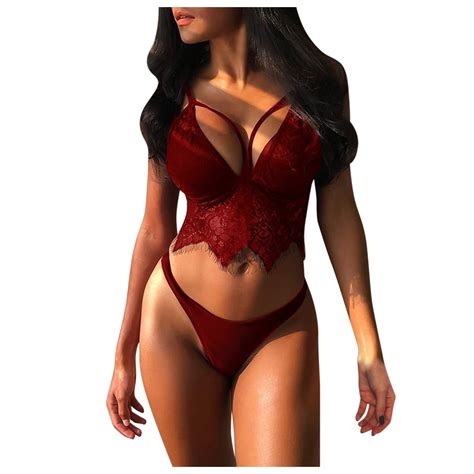Xinshide Women Lingerie Sexy Lace Lingerie Sleepwear Night Bra And