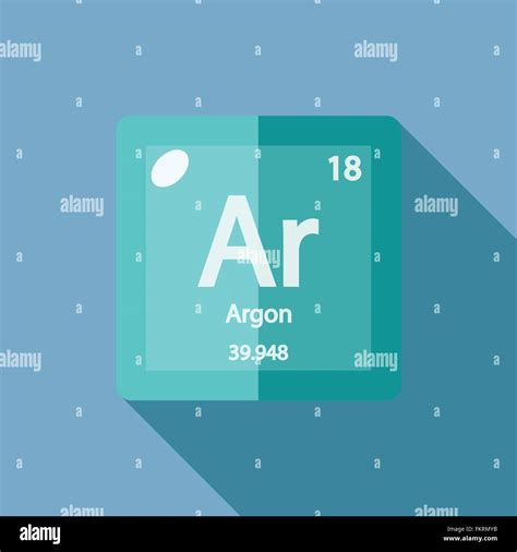 Symbol chemical element argon hi-res stock photography and images - Alamy