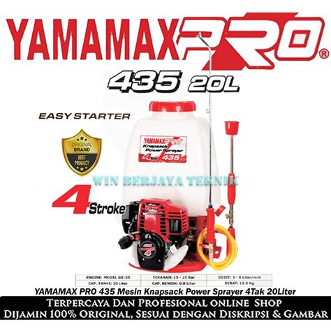 Jual Special Promo Super Yamamax Pro Knapsack Mesin Power Sprayer