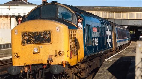 Class 37 Thrash On The North Wales Coast 2 Colwyn Bay Hd Remaster Youtube