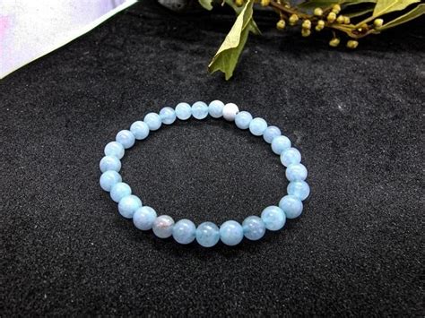 Bracelet En Aigue Marine Naturelle Zen Et Sante Fr