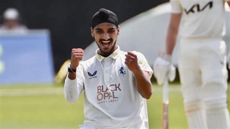 Watch Arshdeep Singh Sends Stumps Cartwheeling On His County Debut