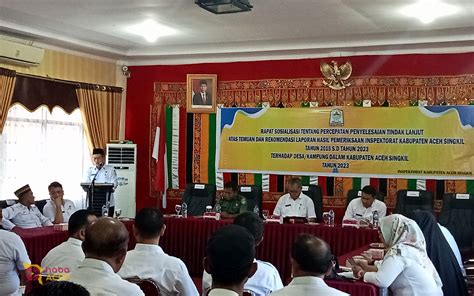 Inspektorat Panggil Ratusan Keuchik Aceh Singkil Terkait Temuan LHP