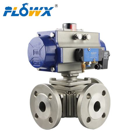 Pneumatic Three Way Ball Valve Actuator Buy Pneumatic Three Way Ball