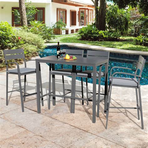 Latitude Run Rectangular Person Outdoor Dining Set With Cushions