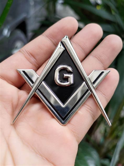 Masonic Emblem Chrome Mason Emblem 28inches Lazada Ph