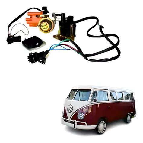 Kit Distribuidor Sensor Hall Vw Kombi Bras Lia Fusca Parcelamento Sem