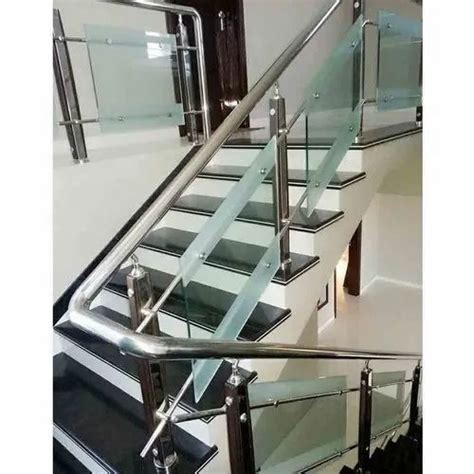 Toughened Glass Stainless Steel Glass Mm Railing For Home Material