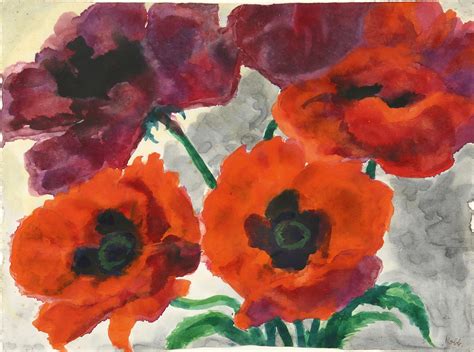 Nolde Gro E Mohnblumen Karl Faber