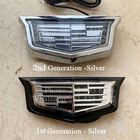 Dynamic Monochrome Cadillac Emblem Light For ATS CTS XTS CT4 CT5 CT6