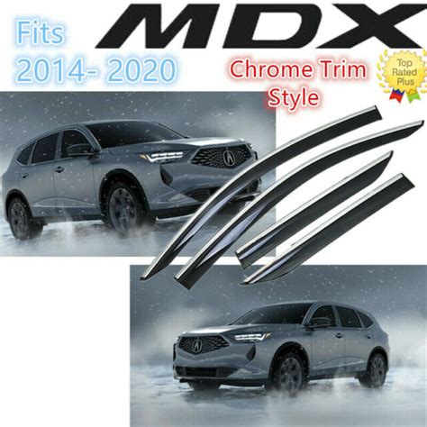 Fits Acura MDX 2014 2020 OEJDM Style Side Window Vent Visor Rain Guard