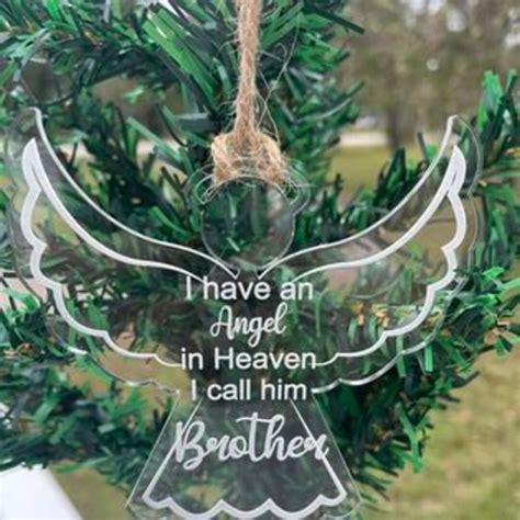 I Have An Angel In Heaven Memorial Christmas Ornament Memorial