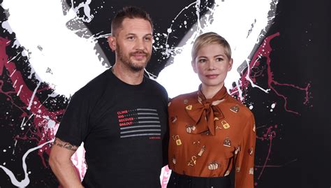 Tom Hardy Kisses Michelle Williams In New Venom Clip Jenny Slate