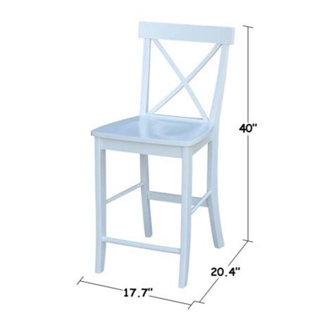 International Concepts 3 Piece 36 Square Counter Height Dining Set