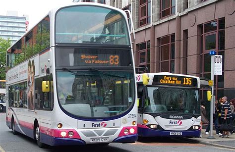 37554 First Manchester Volvo B9tl Wright Eclipse Gemini 12017 Scania