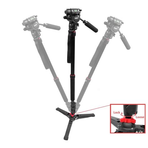 Rover 66V Fluid Head Video Tripod Monopod Kit Paket 1 Takara Indonesia