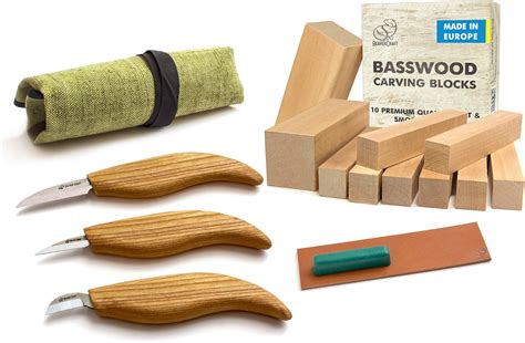 Buy BeaverCraft Whittling Wood Carving Kit S15 Basswood Carving Blocks