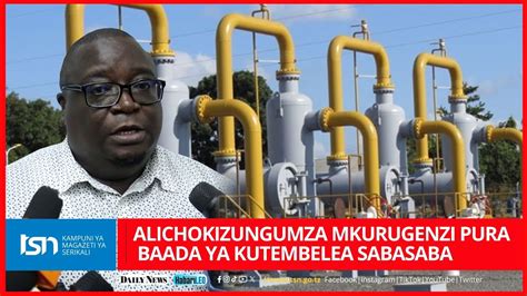 ALICHOKIZUNGUMZA MKURUGENZI MKUU PURA BAADA YA KUTEMBELEA SABASABA