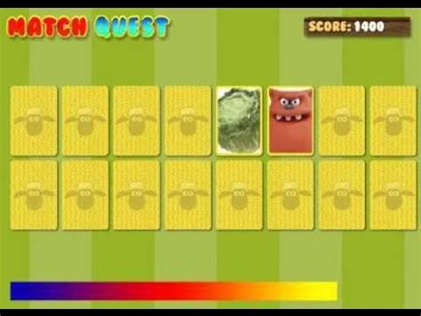 Мультик игра Барашек Шон: Найти карты (Shaun the Sheep Match Quest ...