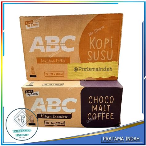 Jual Kopi Susu Abc African Coffee Milk Botol Pet Ml Kardus