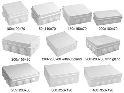 Plastic Electrical Junction Boxes Sizes Image To U