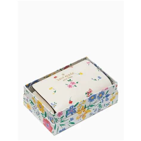 Kate Spade Staci Garden Bouquet Boxed Medium Compartment Wallet Kate