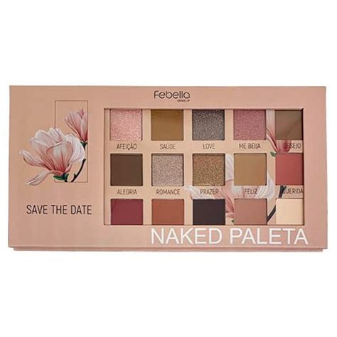 Paleta De Sombras Naked 21 Febella PSO30314 Maquiagem De 10 Reais