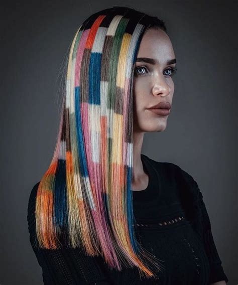 Pin By Claudio Barbetti Domina Hair On D Hair Color Patchwork Hair