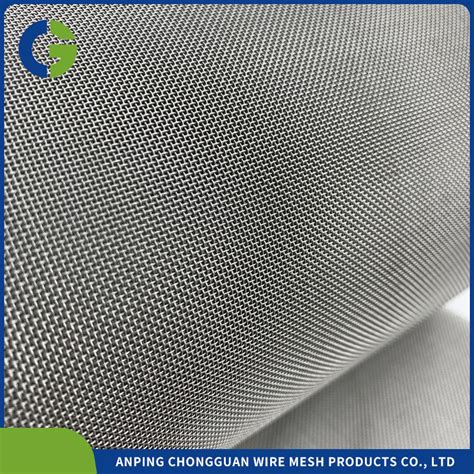 China Free Sample Plain Weave Woven Stainless Steel Wire Mesh China Stainless Steel Mesh And