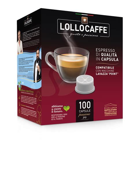 100 Capsule Compatibili Lavazza Point Lollo PassioneJoy Miscela Oro