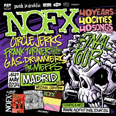 NOFX publicarán Half Album y harán concierto despedida en Madrid He