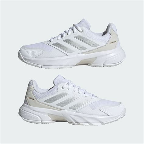 Adidas Courtjam Control 3 Tennis Shoes White Adidas Uae