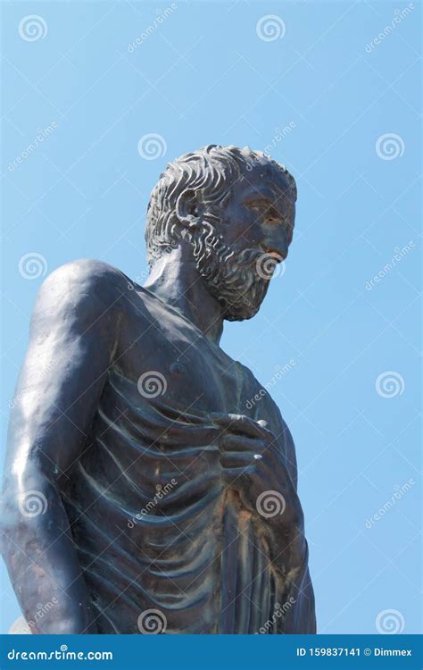 Zeno of Kition Statue editorial photo. Image of greek - 159837141