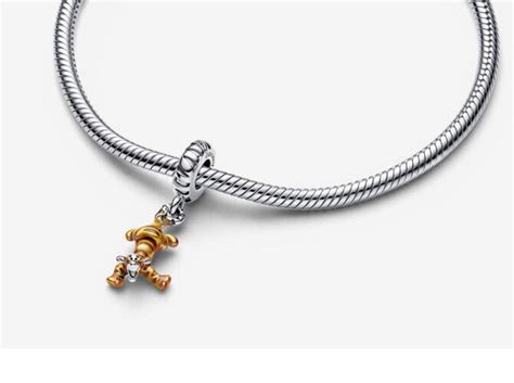 PANDORA Disney Winnie The Pooh Piglet Double Dangle Charm 792214C01