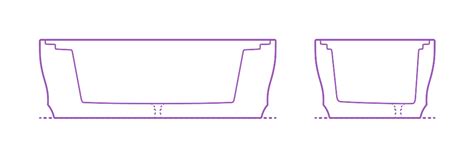 Bathtubs Baths Dimensions Drawings Dimensions