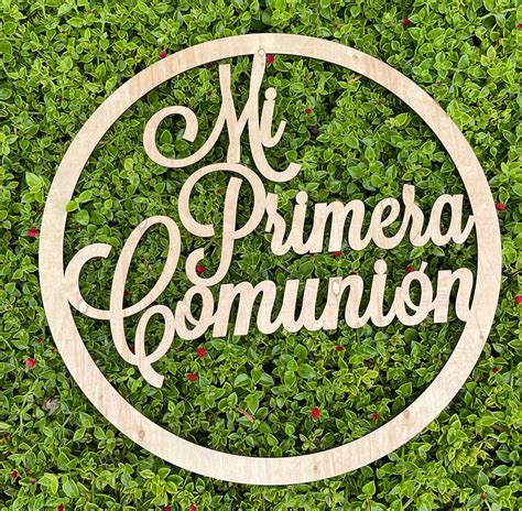 Mi Primera Comunion First Communion Mi Bautizo Wood Signs