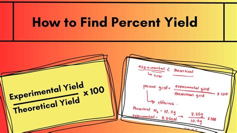 How To Find Percent Yield Youtube