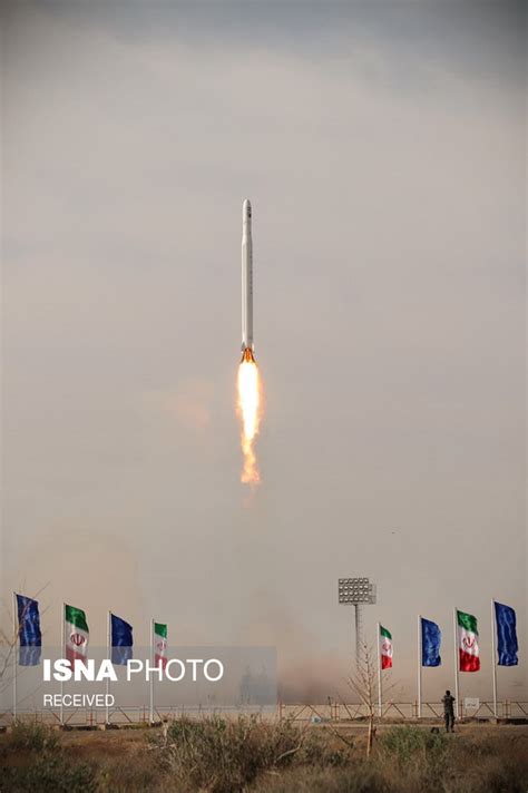 Isna Iran Launches First Military Satellite Into Orbit