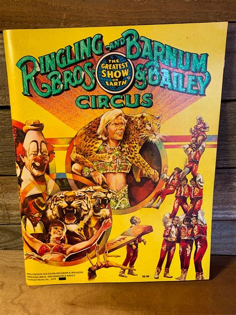 1979 Ringling Bros And Barnum And Bailey Circus Program With Bonus