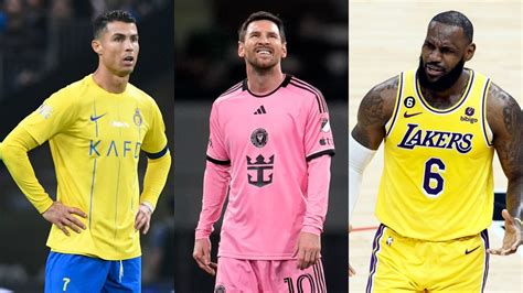 Estos Son Los 100 Deportistas Que Más Dinero Ganaron En 2023 Cristiano Ronaldo Messi Y Lebron