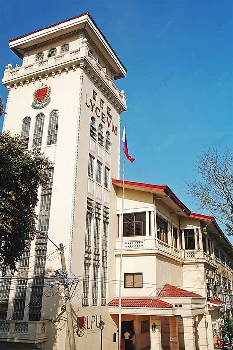 Facade Of The Lyceum Of The Philippines University In Manila