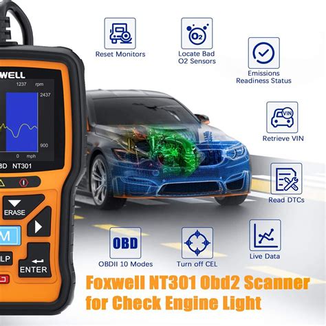 Foxwell NT301 Can Obd2 Eobd Code Reader Best Price