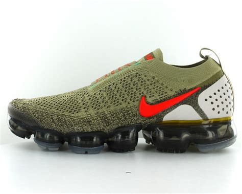 Nike Air Vapormax Flyknit Moc 2 Neutral Olive Habanero Red Ah7006 200