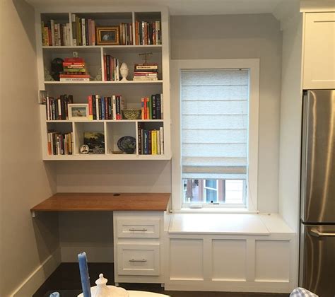 Create A Stunning Home Library With Bookshelves Built Around Windows