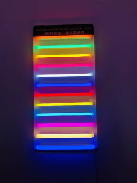 2021 New Custom Flex Party Diy Led Rgb Silicon Neon Strip Lights 12v Dc Led Silicone Neon Sign