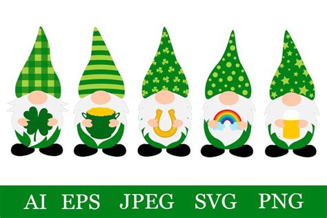 St Patricks Day Gnomes Gnomes Svg St Patricks 1793811