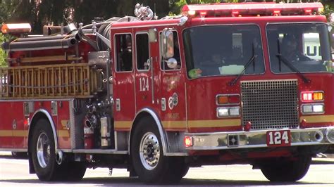 LACoFD Engine 77 73 And 124 Responding YouTube