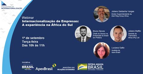 Apex Brasil Organiza Webinar Sobre A Internacionaliza O De Empresas