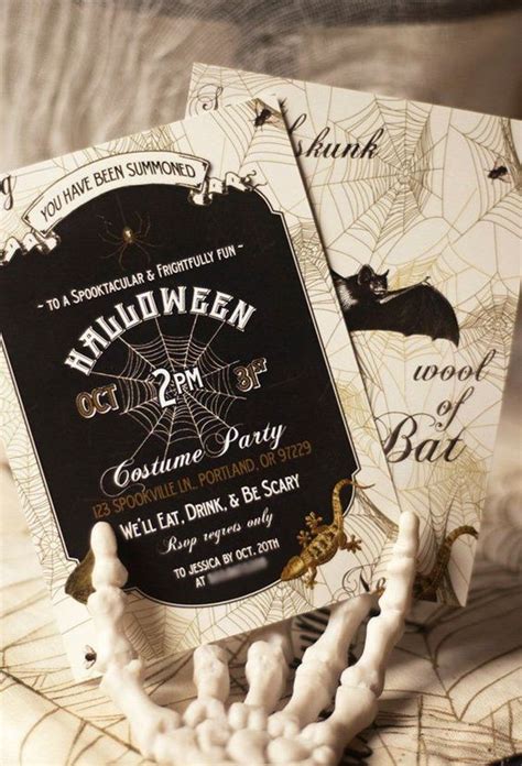 47 Creative Halloween Party Invitation Ideas - Shelterness